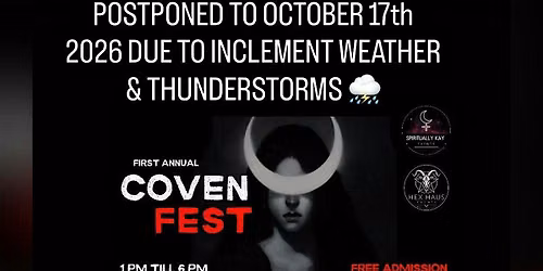 Coven Fest 2026 \u2022 Spiritually Kay & Hex Haus