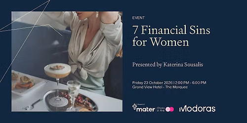 7 Financial Sins for Women - Brisbane