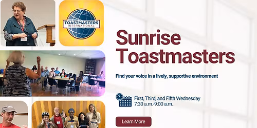 Sunrise Toastmasters Meeting 11\/19\/25