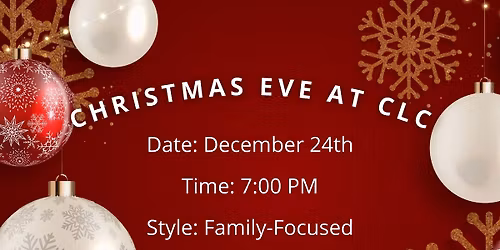 Family-Focused Christmas Eve Service