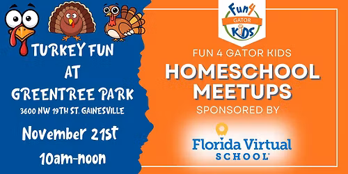 F4GK Homeschool Meetup Turkey Fun at the Park