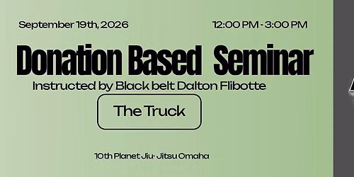 Donation Based Seminar Over The Truck