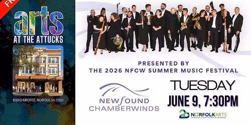 "Arts at the Attucks" Newfound Chamber Winds