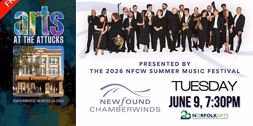 "Arts at the Attucks" Newfound Chamber Winds — Attucks Theatre