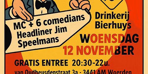 Stand Up Comedy Avond