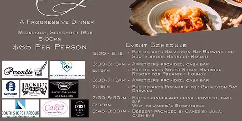Savor the City ~ A Progressive Dinner