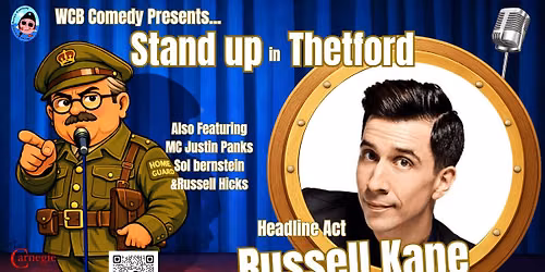 Stand up in Thetford with headliner Russel Kane