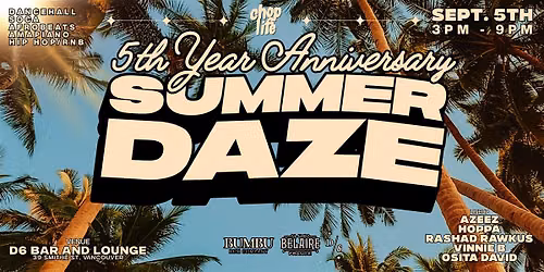 SUMMERDAZE: 5TH ANNIVERSARY