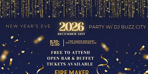 New Year's Eve 2026 with DJ Buzz City