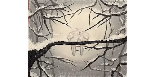 Snowy Lovebirds - Paint and Sip in Phoenix | Classpop!\u2122