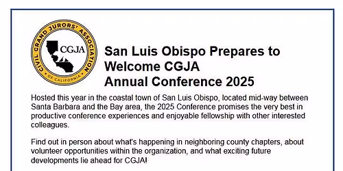 CGJA Annual Conference
