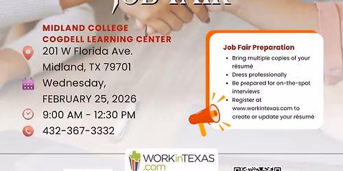 Second Chance Job Fair - Midland