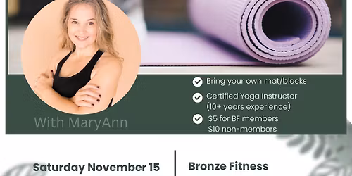 Yoga Class with MaryAnn