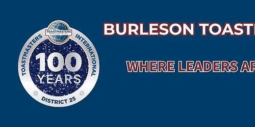Burleson Toastmasters Meeting