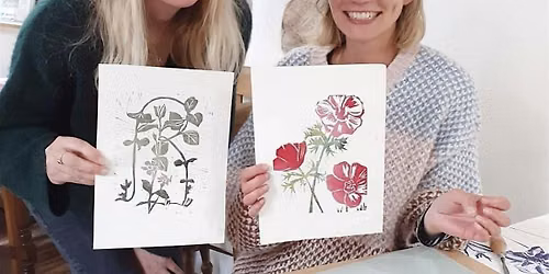 Botanical Lino Print-Day Workshop