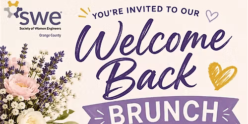 Welcome to SWE OC Start of Year Brunch