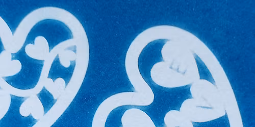 Cyanotype Valentine Photograms for Beginners