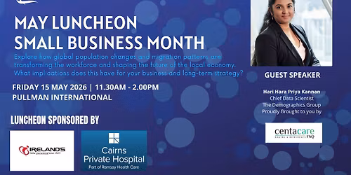 Cairns Chamber of Commerce - May Luncheon | Small Business Month
