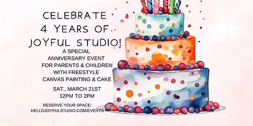 Celebrate 4 Years of Joyful Studio!