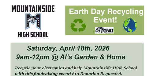 \ud83c\udf0e\u267b\ufe0f Earth Day Recycling Event! \u267b\ufe0f\ud83c\udf0e