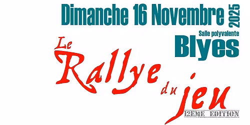 Rallye du jeu 2025