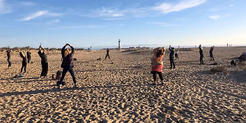 Beach Community Qigong Practice