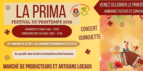LA PRIMA, f\u00eate de printemps \u00e0 Narbonne