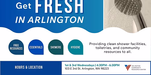 Come by and get FRESH! (Free Showers in Arlington)