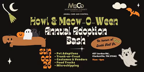 \ud83c\udf83 Howl & Meow-O-Ween Adoption Bash \ud83c\udf83