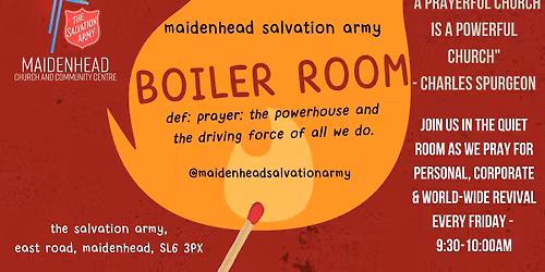 Boiler Room Prayer Meeting