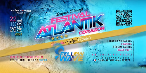 ATLANTIK CORAZON FESTIVAL 2027 ❤️ OCEAN KIZOMBA BEACH SALSA BACHATA