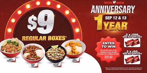 Wok Box University Heights Anniversary