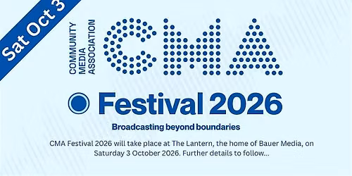 Community Media Festival 2026 - 'Broadcasting beyond boundaries'