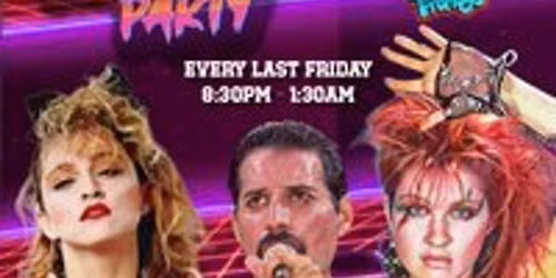 The 80s Party - November 2026 (18+), 8:30pm-1:30am