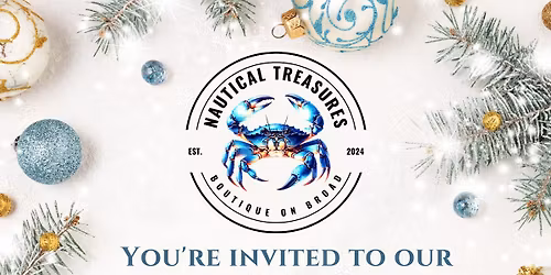 Nautical Treasures Boutique On Broad-Holiday Sip & Shop