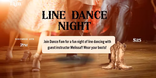 Line Dance Night at Dance Fam