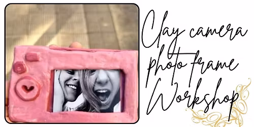 Camera photo frame clay workshop