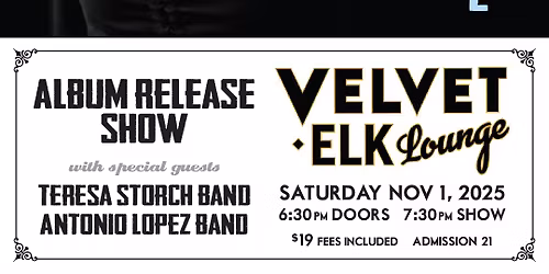 Mackenzie Rae & Buckshot Moon with Teresa Storch Band and Antonio Lopez Band