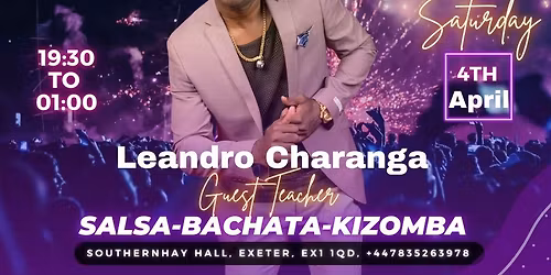 Special SBK party with Guest Teacher LEANDRO CHARANGA