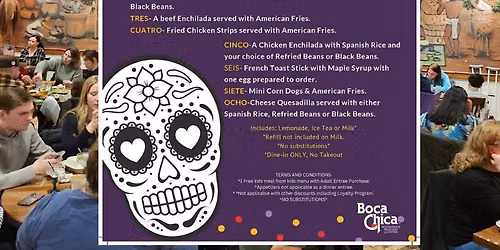 Kids Eat Free Wednesdays