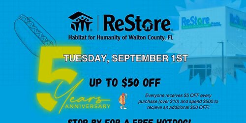 ReStore 5 Year Anniversary Celebration