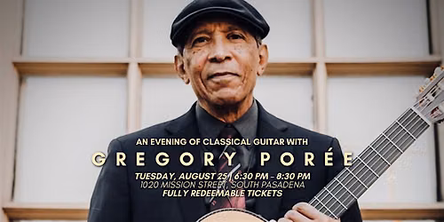An Evening of Classical Guitar with Gregory Por\u00e9e