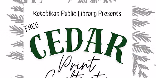 Craftivity Cedar Print art