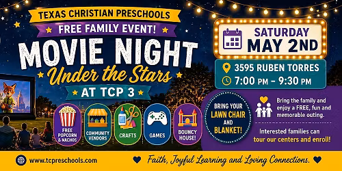 Free Family Event :Movie Night Under The Stars