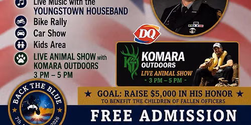 7th Annual Back The Blue Ohio with Youngstown\u2019s Houseband