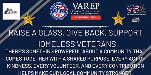 Raise a Glass. Give Back. Support Homeless Veterans