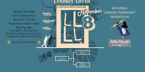 6th Annual Cornhole Tournament - Presented by Wire Wizard Electrical Services LLC