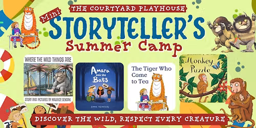 Mini Storytellers Summer Camp 2026 4-7 Years (Morning) Discover the Wild, Respect Every Creature 