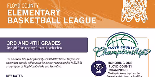 Floyd County Elementary Basketball League | 3rd-4th Grades Competitive Division