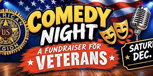 Comedy Night--A Fundraiser for Veterans!